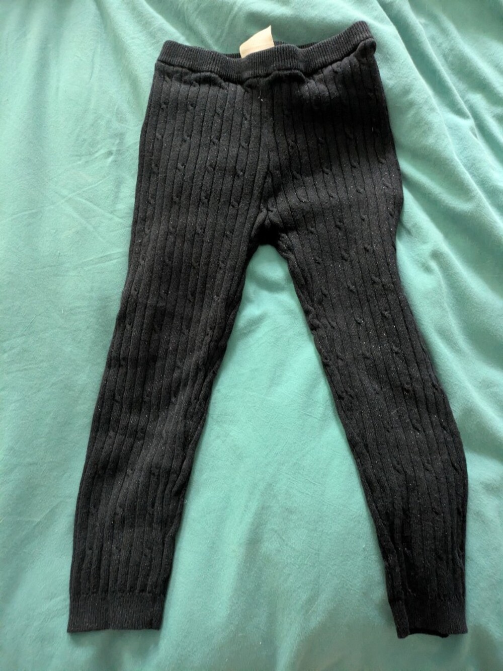 Ribbed Knit Girls Leggings